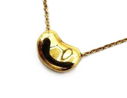 ティファニー買取 750YG ビーン ネックレス